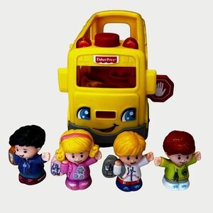 Fisher Price Little People Sit With Me School Bus Lights & Sounds 2016